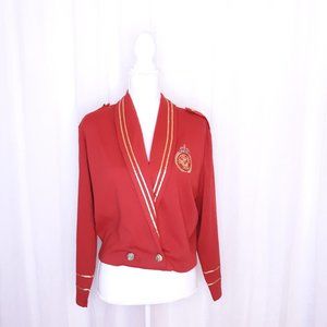 80's Vintage Roberto Orsini Epaulet Cardigan